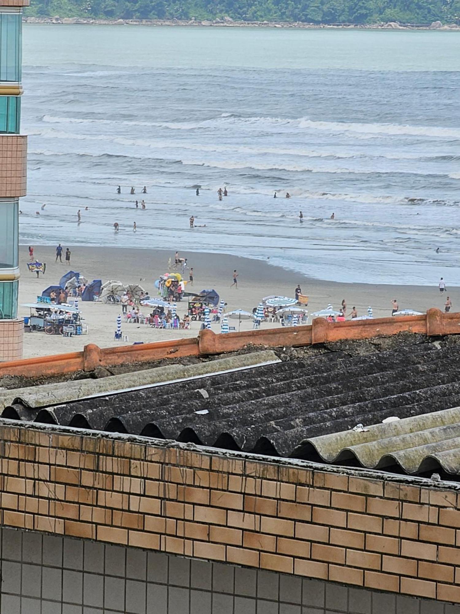 Apartamento Com Vista Ao Mar Praia Grande  Exterior foto
